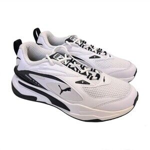 NIB Puma RS-Fast Jr White Black Big Kids Sneakers 5